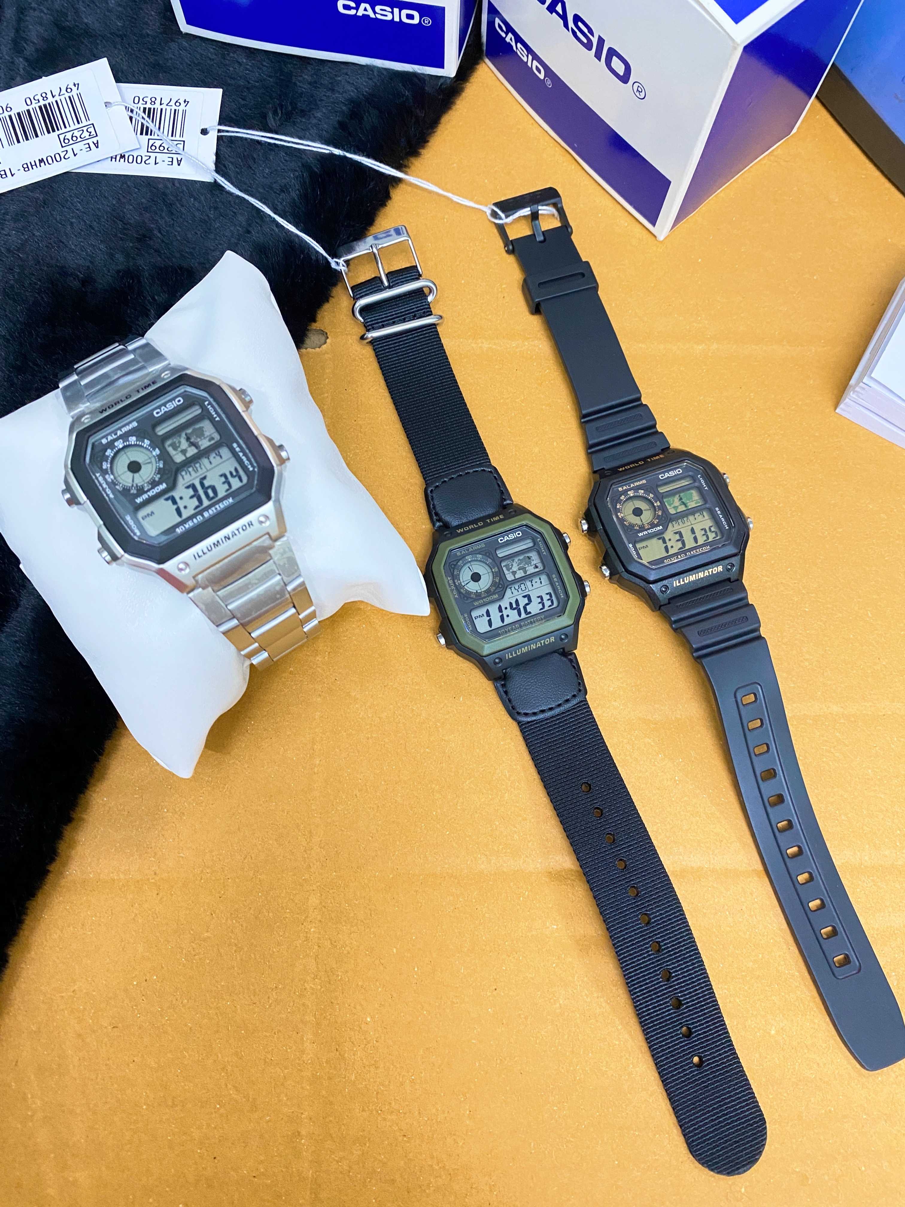 นาฬิกาข้อมือ Casio Digital รุ่น AE-1200WH