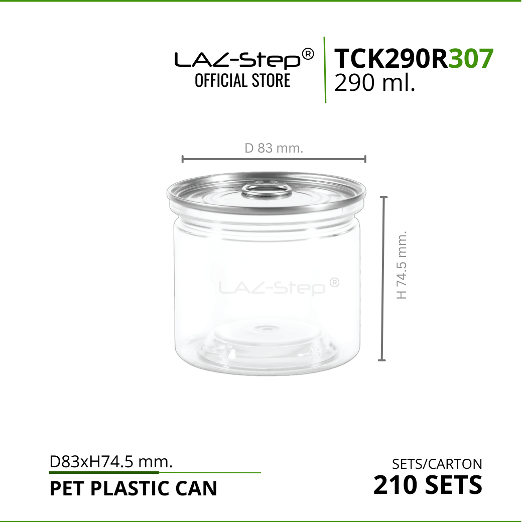 กระป๋องพลาสติก TCK290R307