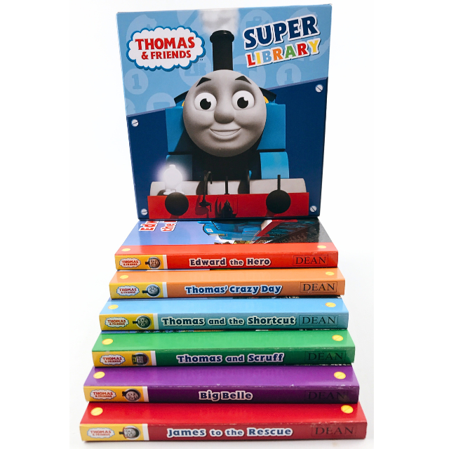 เซทบอร์ดบุค Thomas the Tank Engine Super Library 6 เล่ม