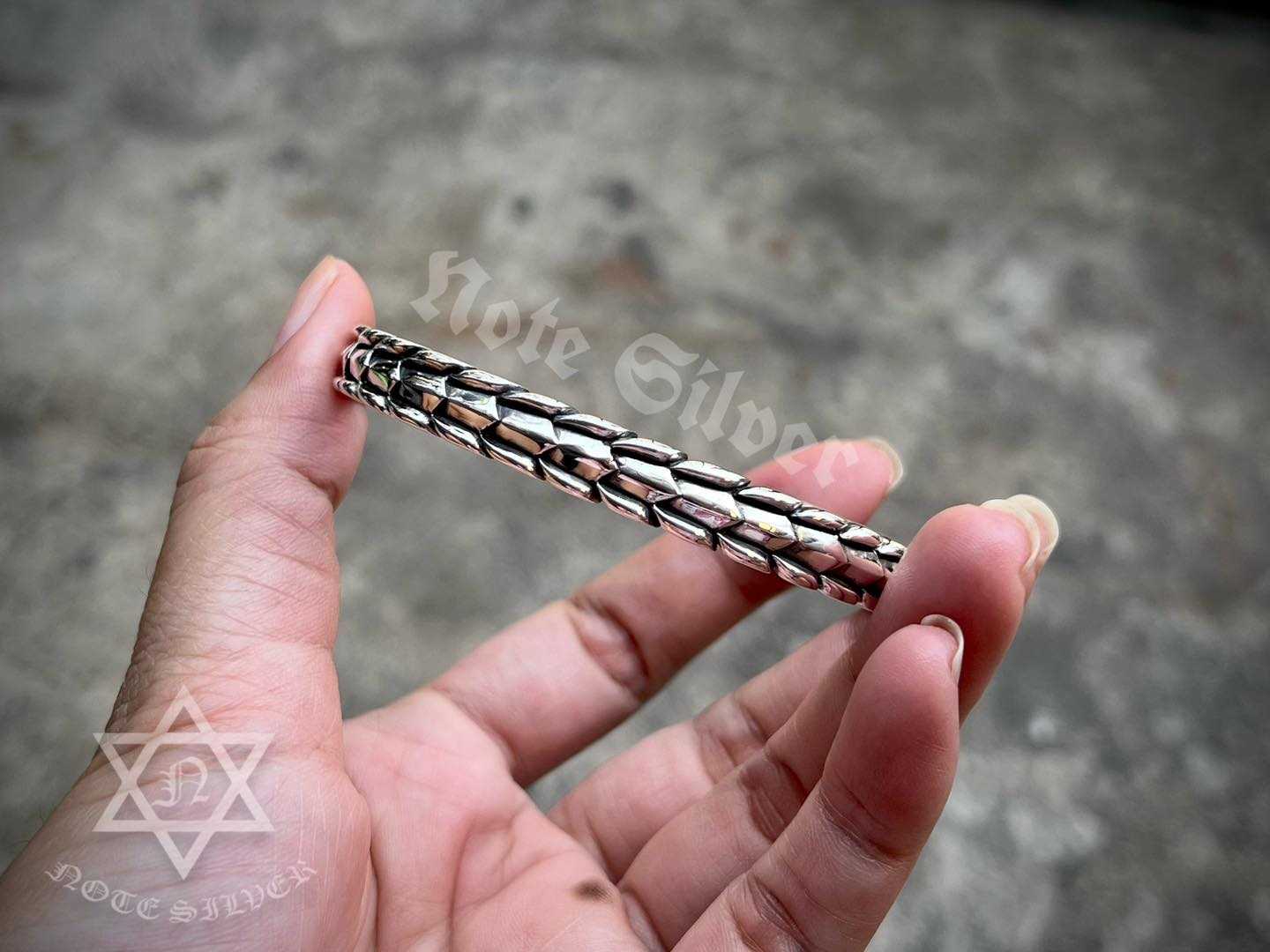 กำไลเกล็ดมังกร Lucky Dragon Sterling Silver 925 NSBL3147