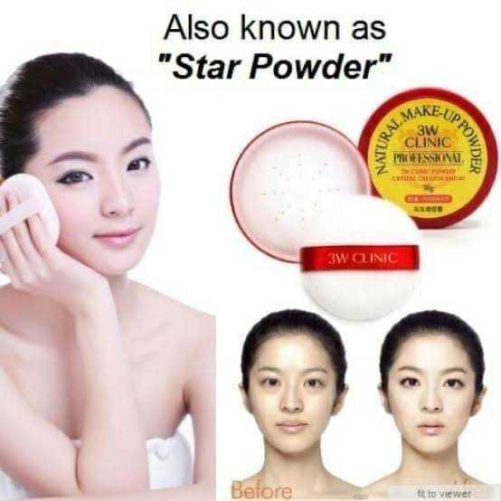 แป้งปาตอง Palgantong Natural Makeup Powder 3W Clinic Professional 30g.