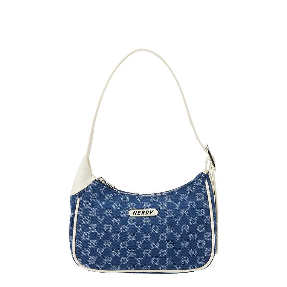 Nerdy Bag - Monogram Hobo Blue (พร้อมส่งจากทางแบรนด์)