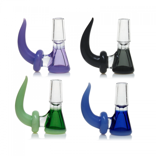 (14 mm) Colorful Horn Glass Bowl