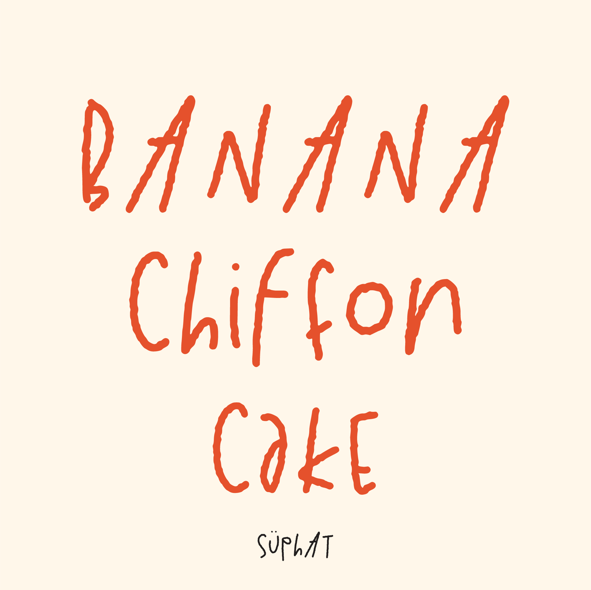 Banana Chiffon Cake(ชิฟฟ่อนเค้กกล้วยหอม)