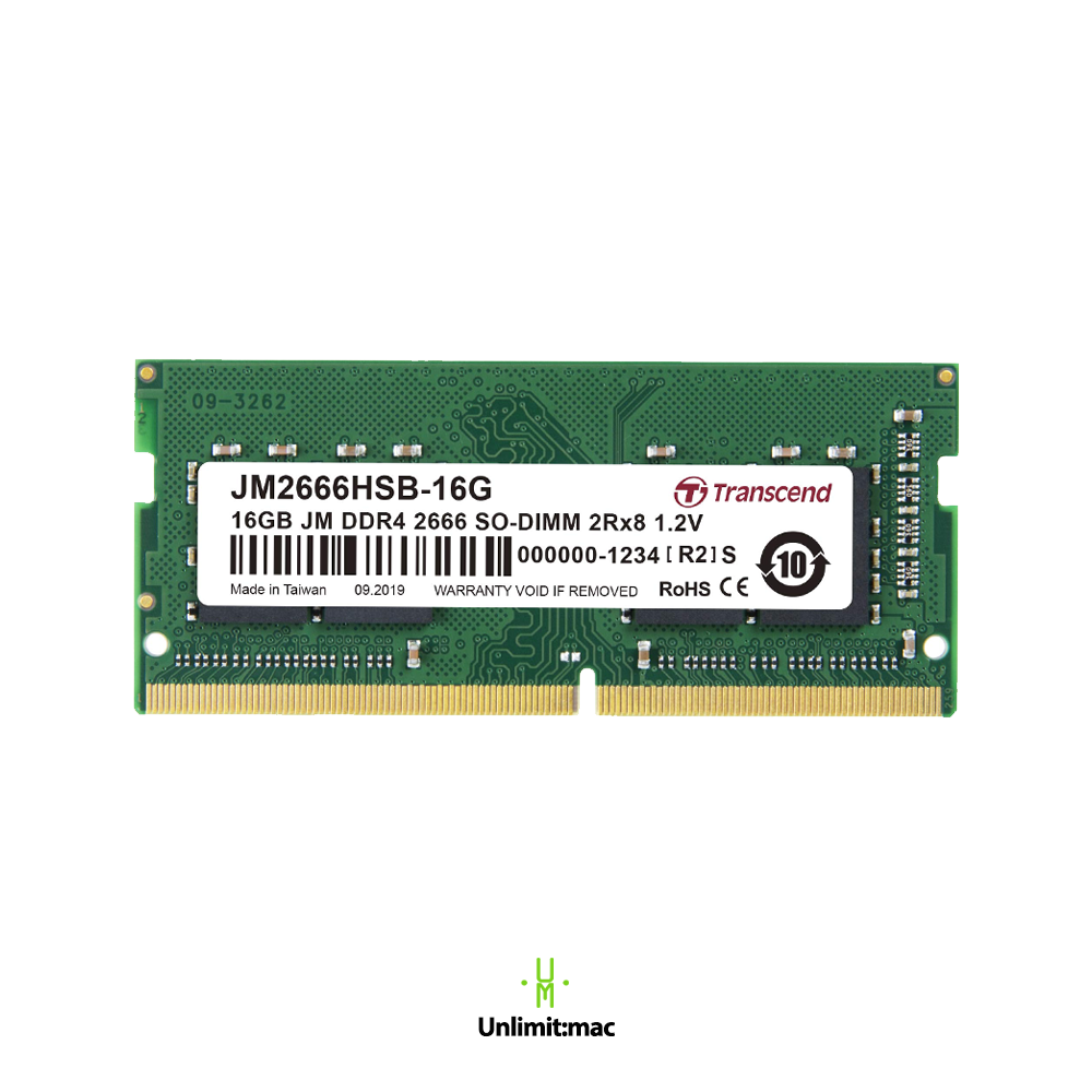 TRANSCEND DDR4 2666MHz SO-DIMM PC4-21300