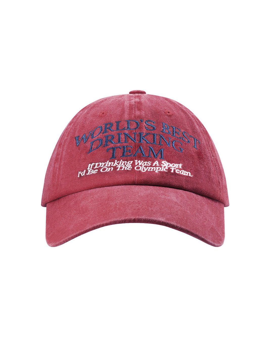 World's Best Drinking Team Cap® / Red