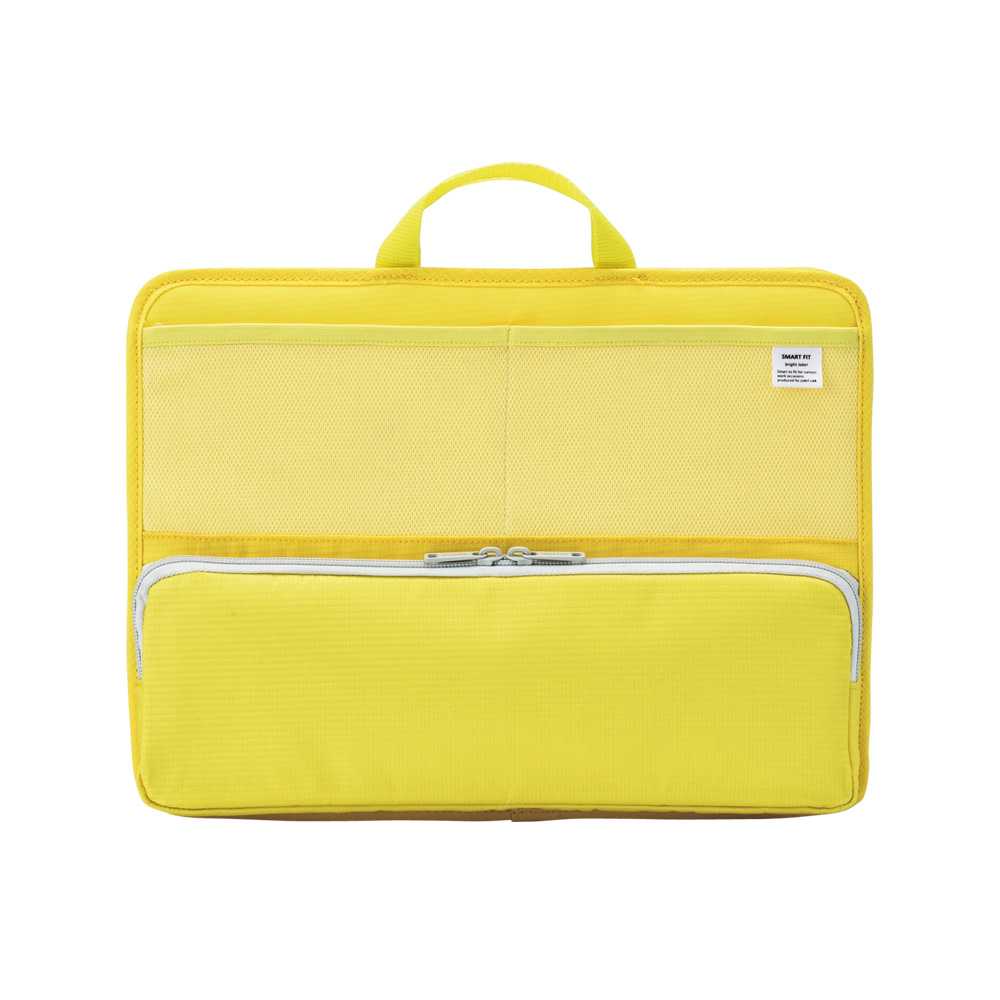 LIHIT Smart Fit Bright Label Stand Pocket A4 (กระเป๋าเอนกประสงค์ตั้งได้) A-7664-5