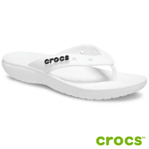 CROCS Classic Flip -White [U]ใส่สบาย รองเท้าแตะ คร็อคส์ แท้ รุ่นฮิต ได้ทั้งชายหญิง รอ