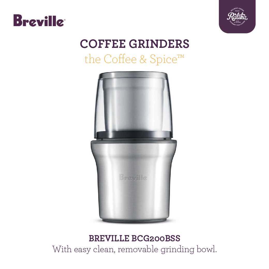 Ratika | เครื่องบดเอนกประสงค์  Breville BCG200 The coffee & Spice