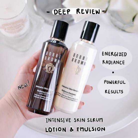 บำรุงผิวหน้า BOBBI BROWN INTENSIVE SKIN SERUM RADIANCE LOTION 15ml + EMULSION 15ml.