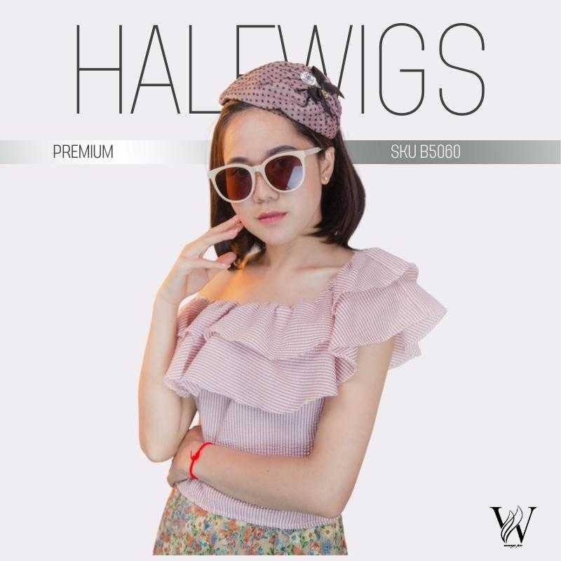 HALFWIGS ฮาฟวิกทรงบ๊อบสั้น ความยาว 30 cm. วิกผมไหมเกาหลีเกรดพรีเมี่ยม B5060