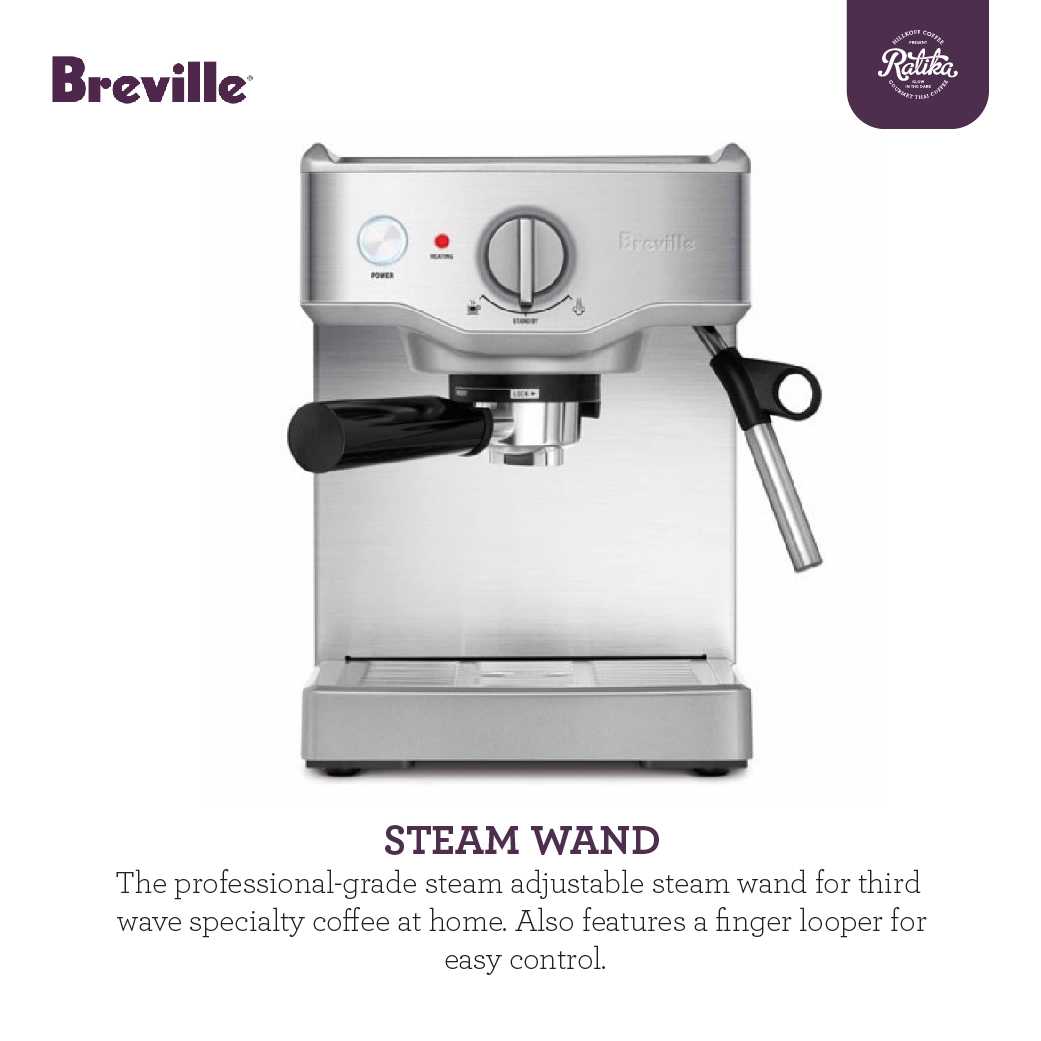 Ratika | เครื่องชงกาแฟขนาดเล็ก  Breville BES 250 The Compact Cafe