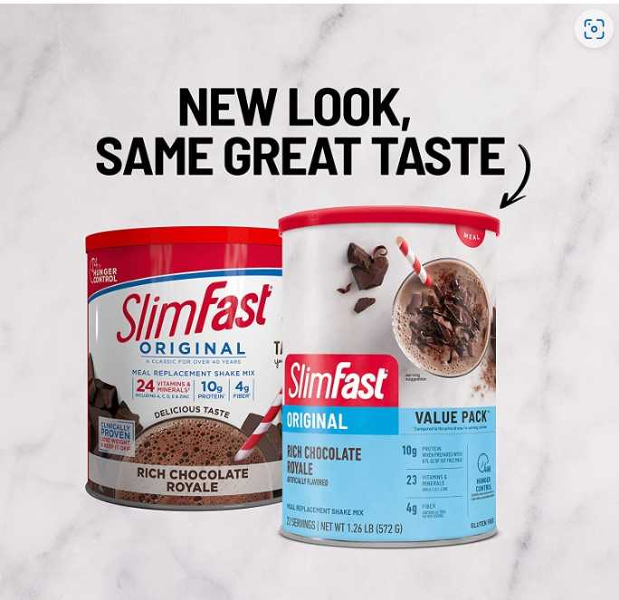 โปรตีน ทดแทน มื้ออาหาร  Slimfast 22 serve Protein , meal replacement