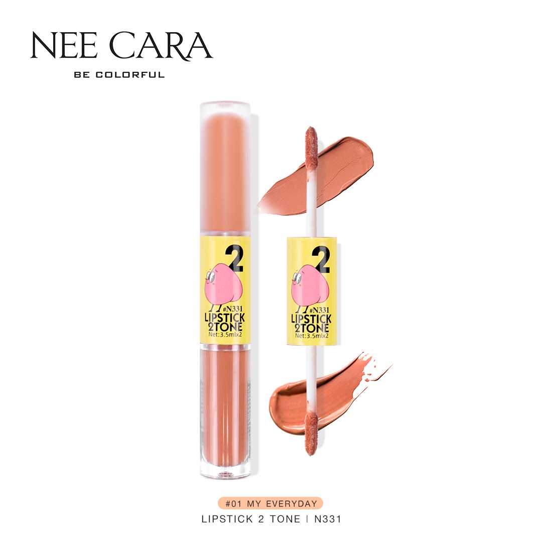 NEE CARA  LIPSTICK 2 TONE MATTE & GLOSS  | N331