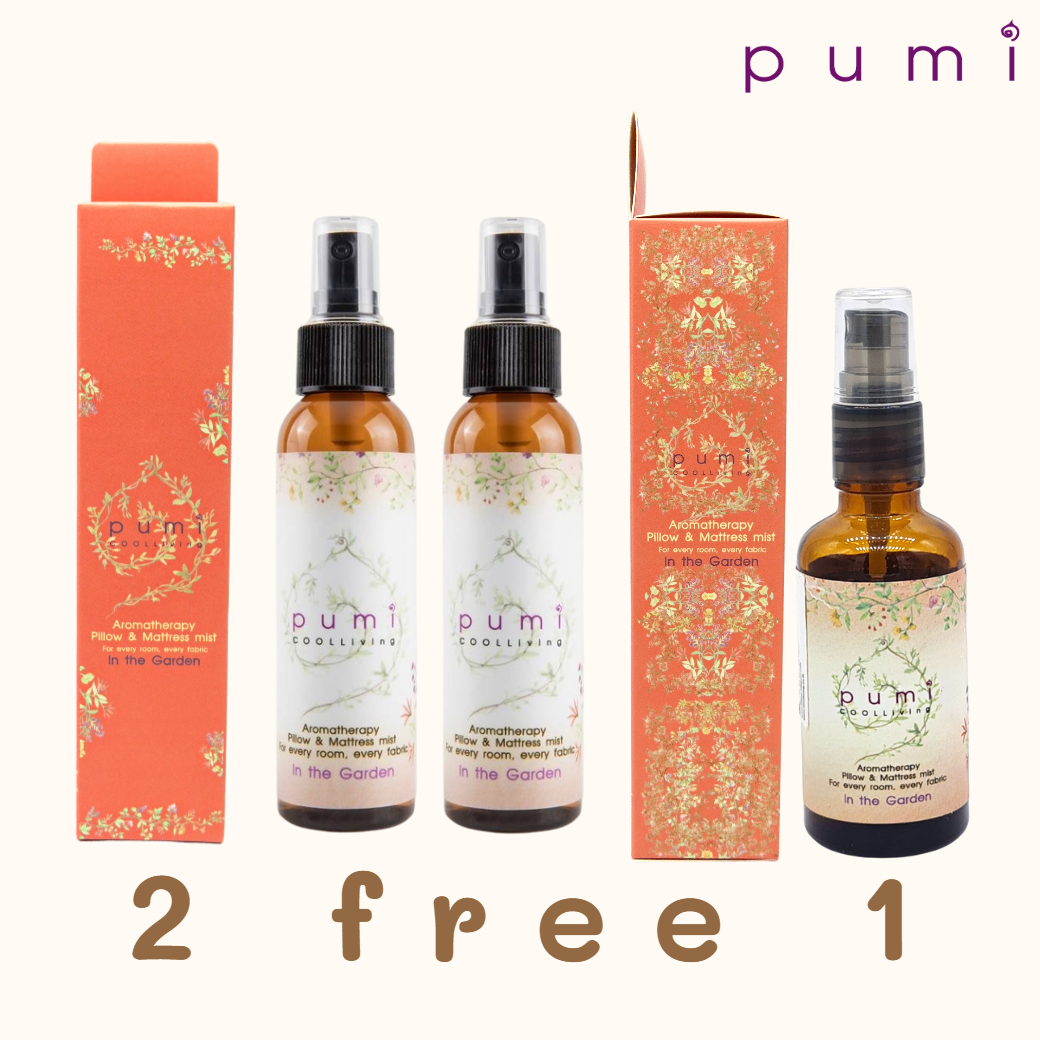 2Free1 พิลโล่มิสท์ Pumi In The Garden 120ml. ปรับสูตรใหม่ หอมขึ้น