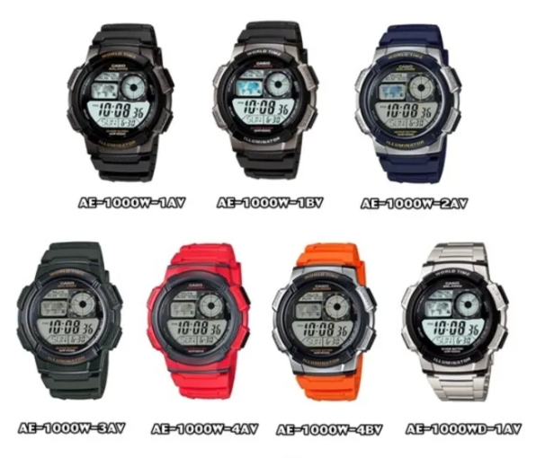 นาฬิกาข้อมือ Casio Digital รุ่น AE-1000W