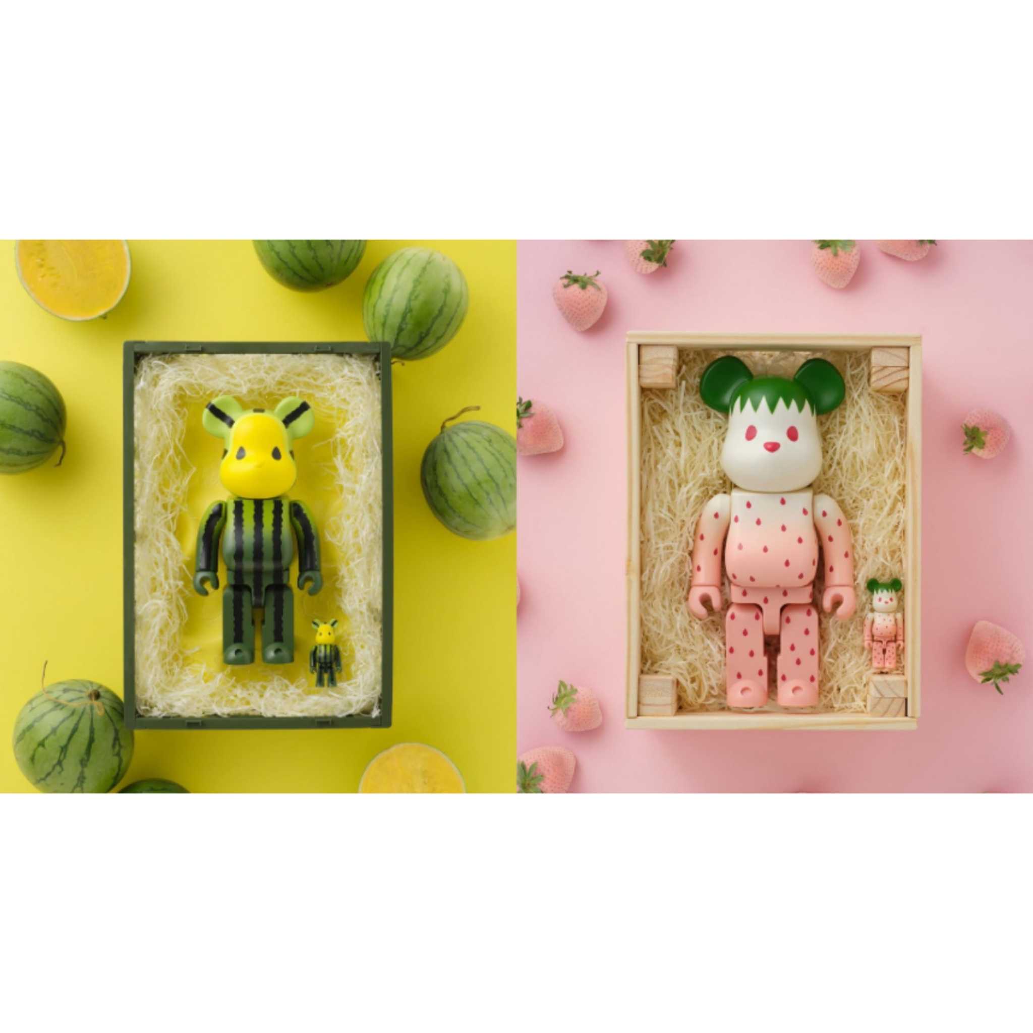 Be@rbrick Clot Summer Fruits 100%+400% set