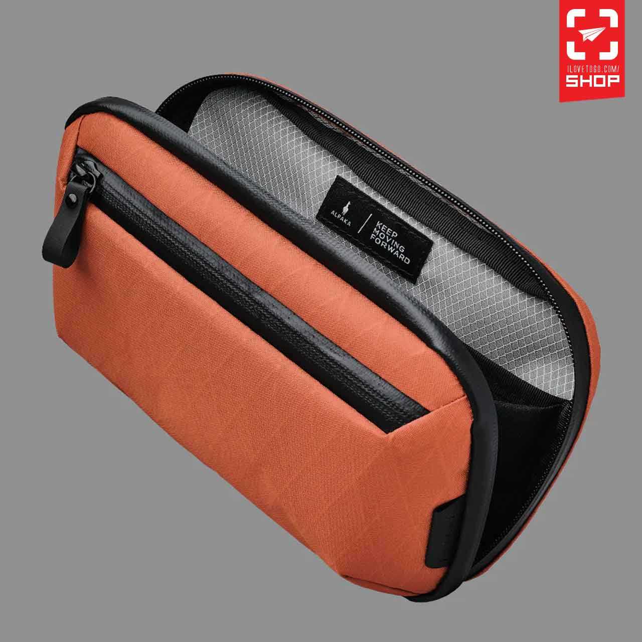 กระเป๋า Alpaka - Elements Tech Case Mini พร้อมสายสะพาย สี X-PAC Cayenne