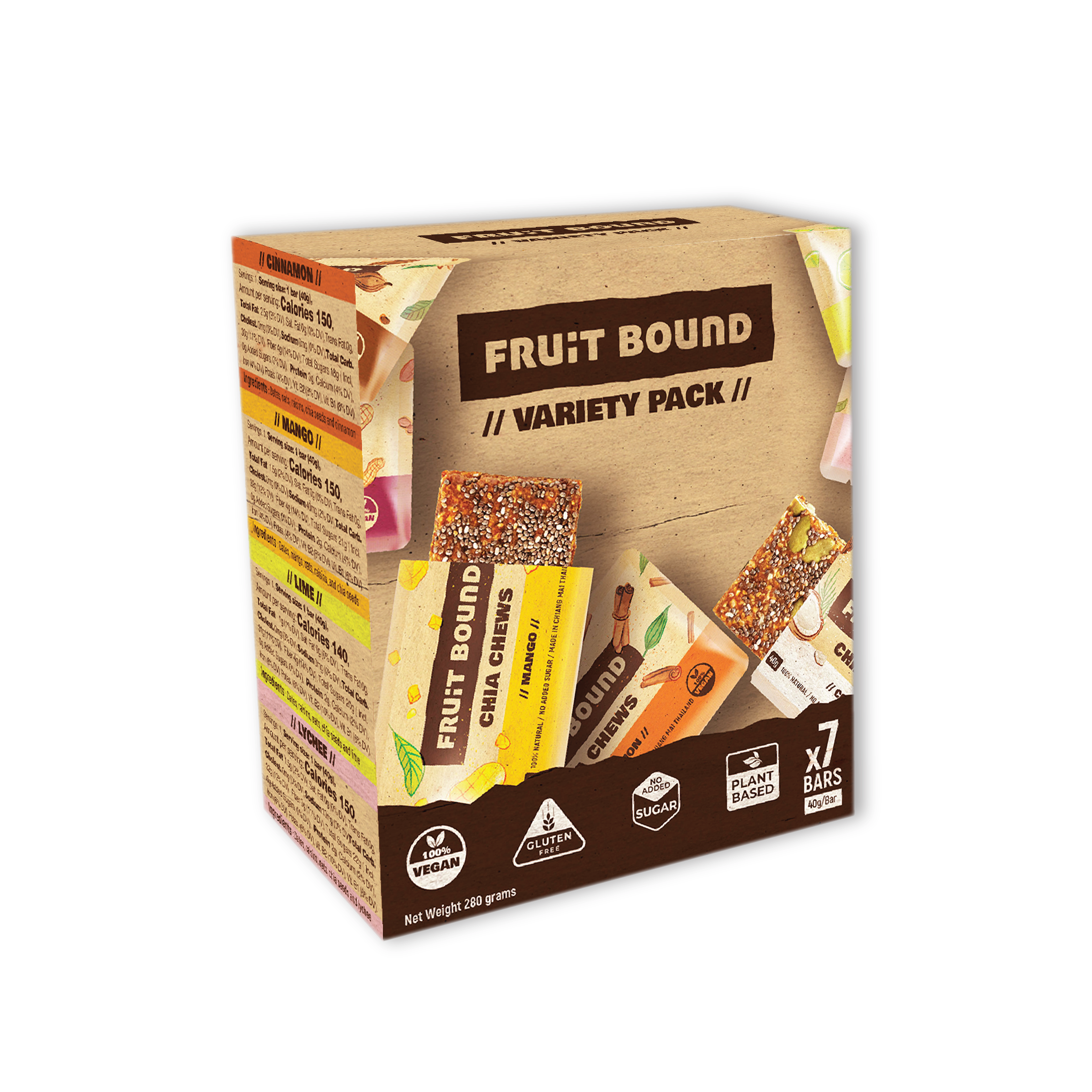 Fruit Bound Chia Chews Variety Box (7 Flavors)