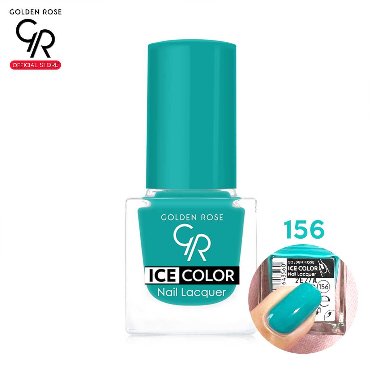Golden Rose โกลเด้น โรส สีทาเล็บ ไอซ์ เนลล์ 6 มล. Ice no.156