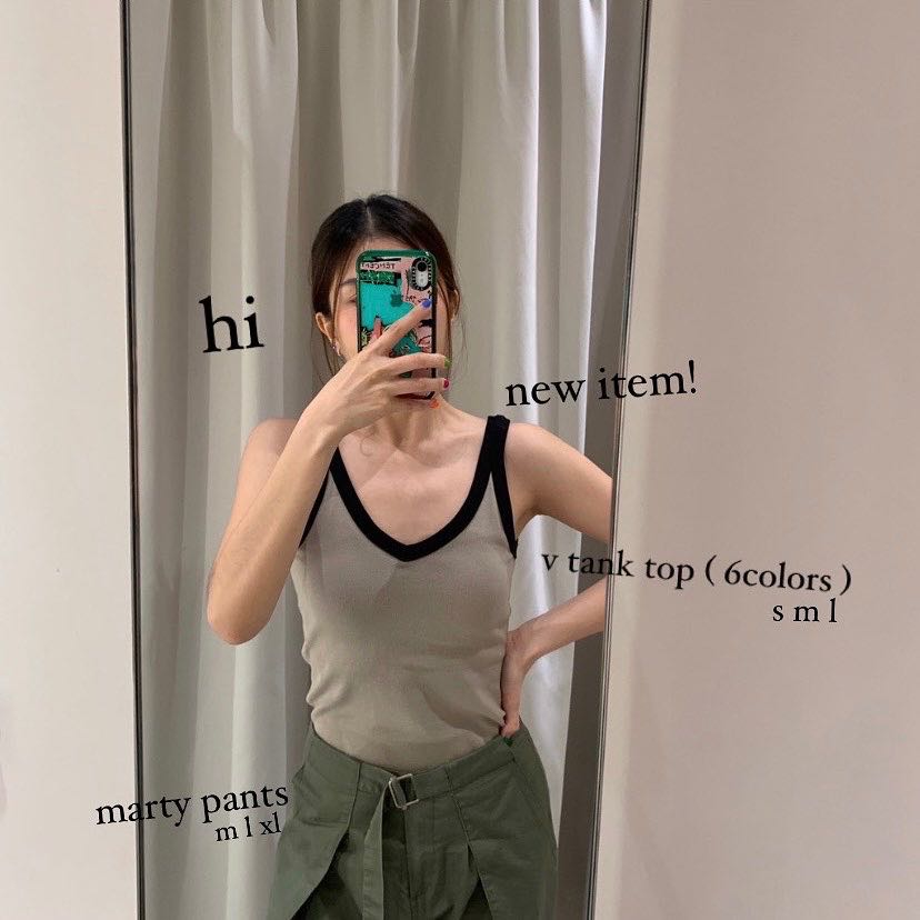 (PRE ORDER) V TANK TOP (6colors)