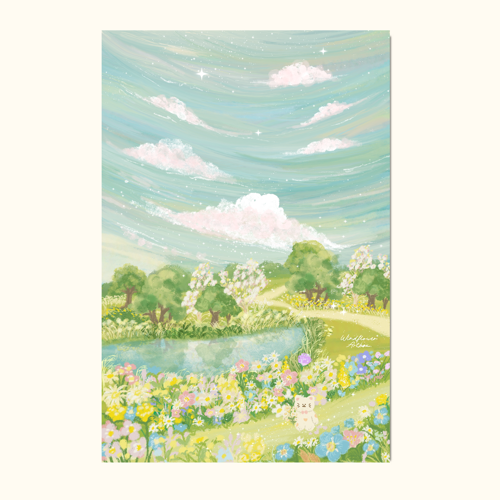 Artprint Postcard [Summer tale]