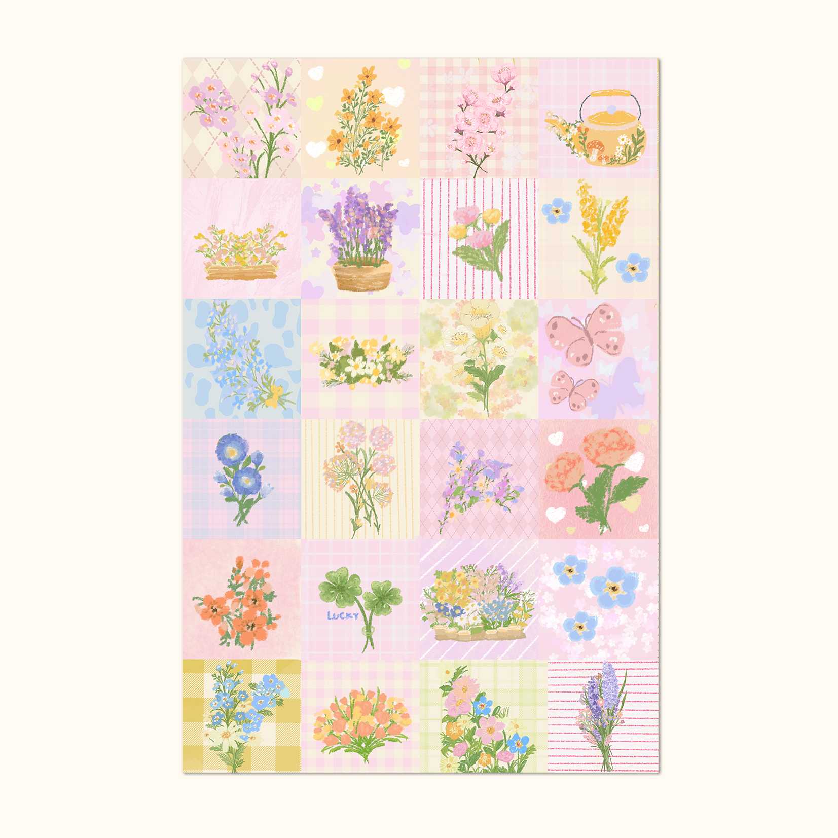 Artprint Postcard [Cute pattern]