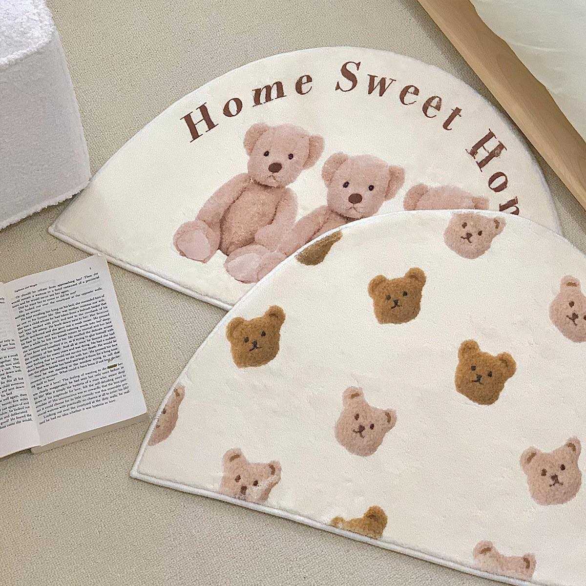 พรมน้องหมี 𝐇𝐨𝐦𝐞 𝐒𝐰𝐞𝐞𝐭 𝐇𝐨𝐦𝐞 Twinnies Decor