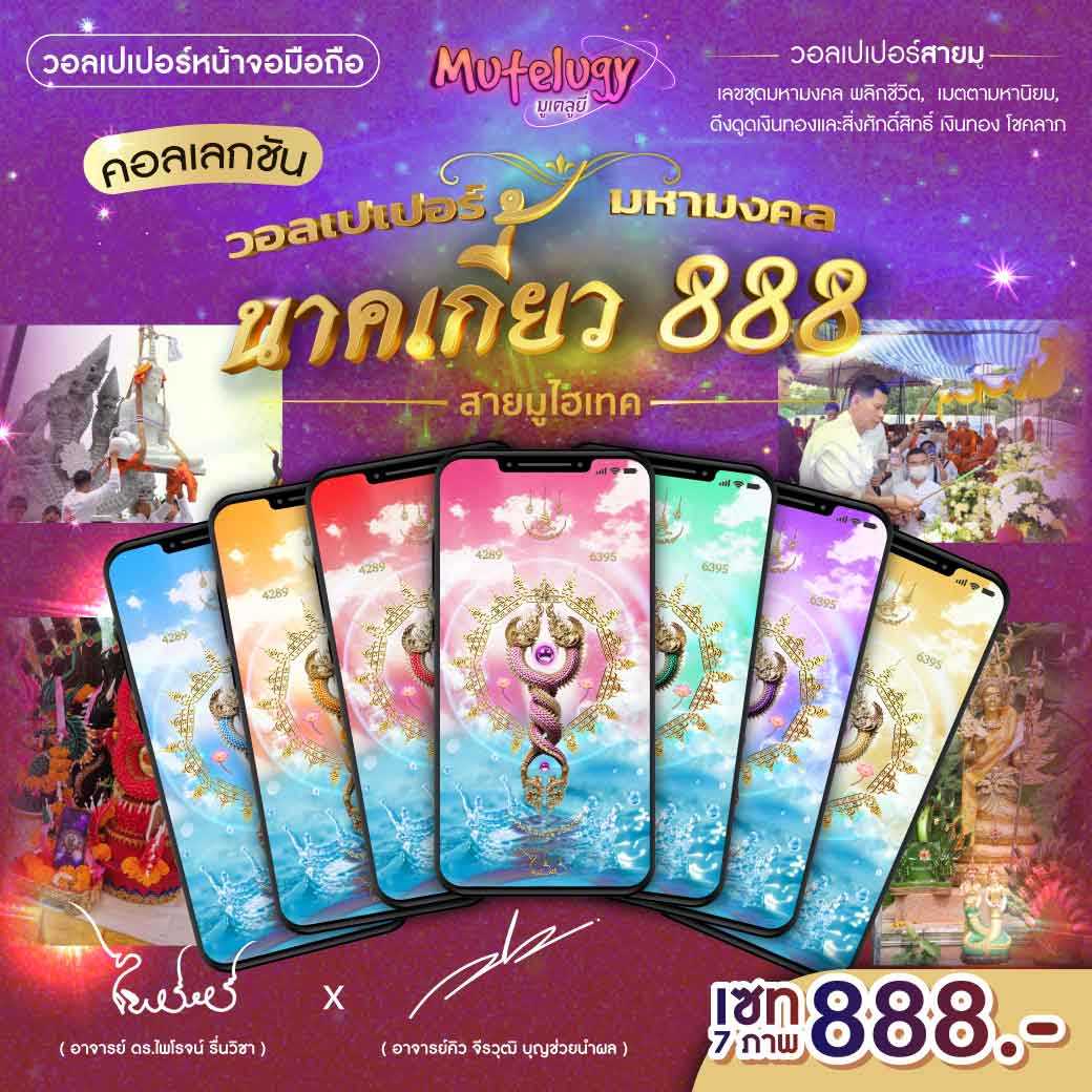 เซตวอลเปเปอร์หน้าจอมือถือ Mutelugy-นาคเกี้ยว 888