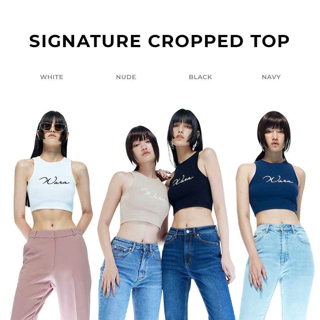 Signature crop top - B04