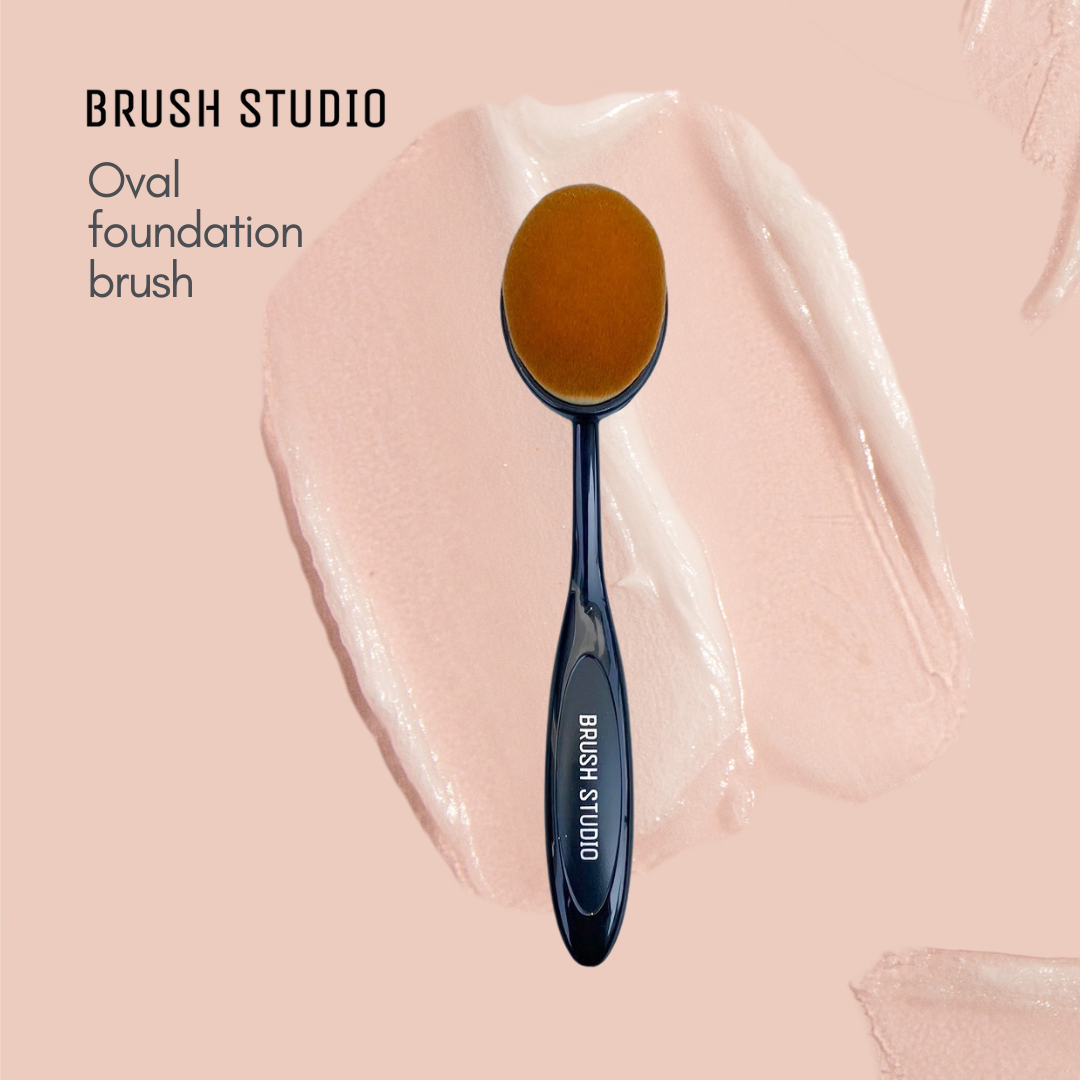 สินค้าเคลียร์สต๊อก BRUSH STUDIO แปรงรองพื้นงานผิวทรง Oval 