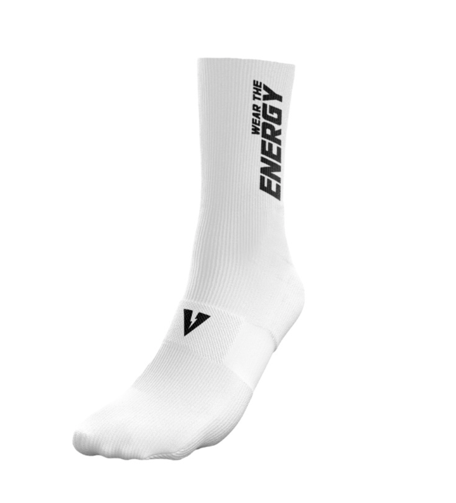 VOLT TORQUE 001 WTE ATHLETIC SOCK WHITE ถุงเท้าเทรนนิง สีขาว