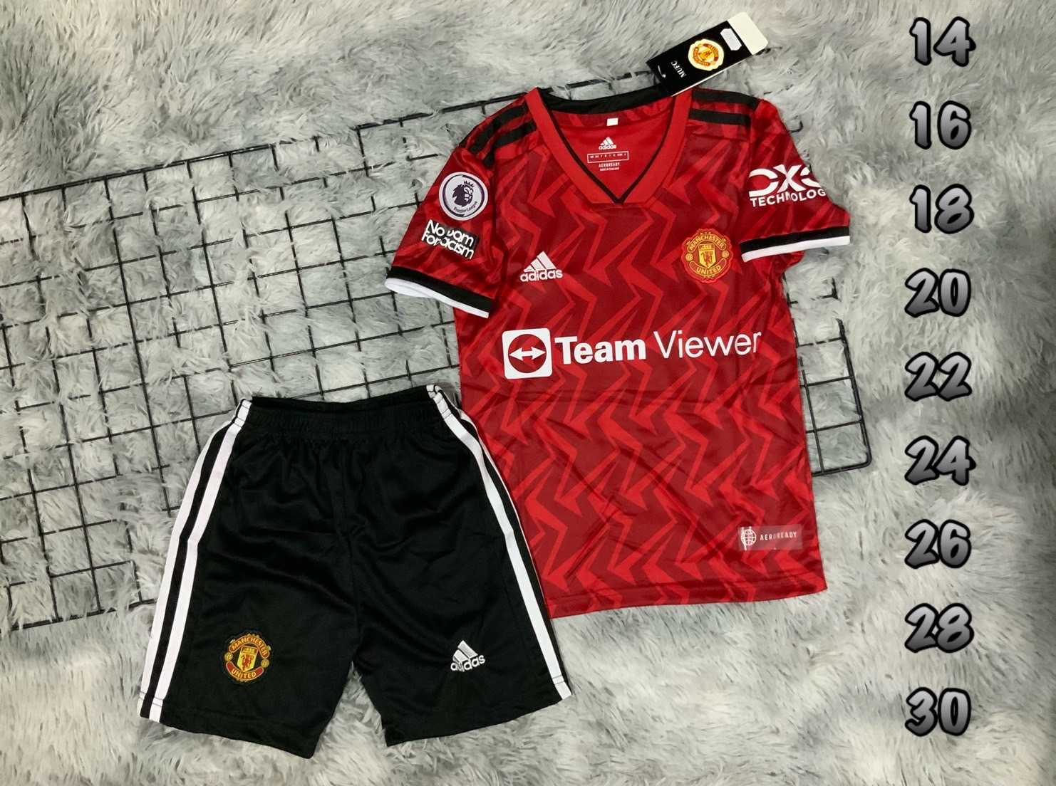 [[กดสั่งซื้อได้เลย]] ชุดเด็ก แมนยู สีแดง รุ่นปี 2023-24 [รหัส MAN-3246]