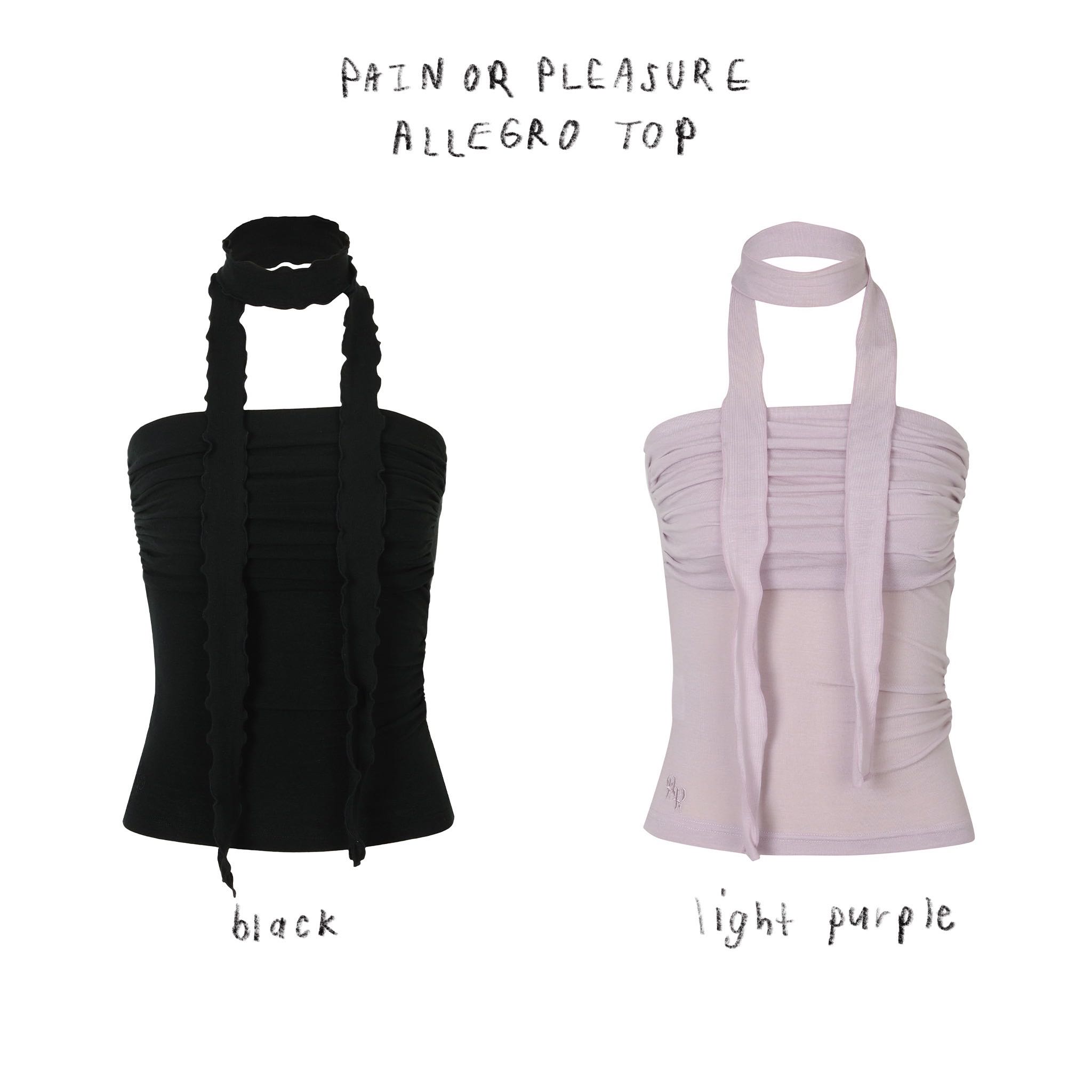 (PRE,รวมส่ง) ALLEGRO TOP / PAIN OR PLEASURE