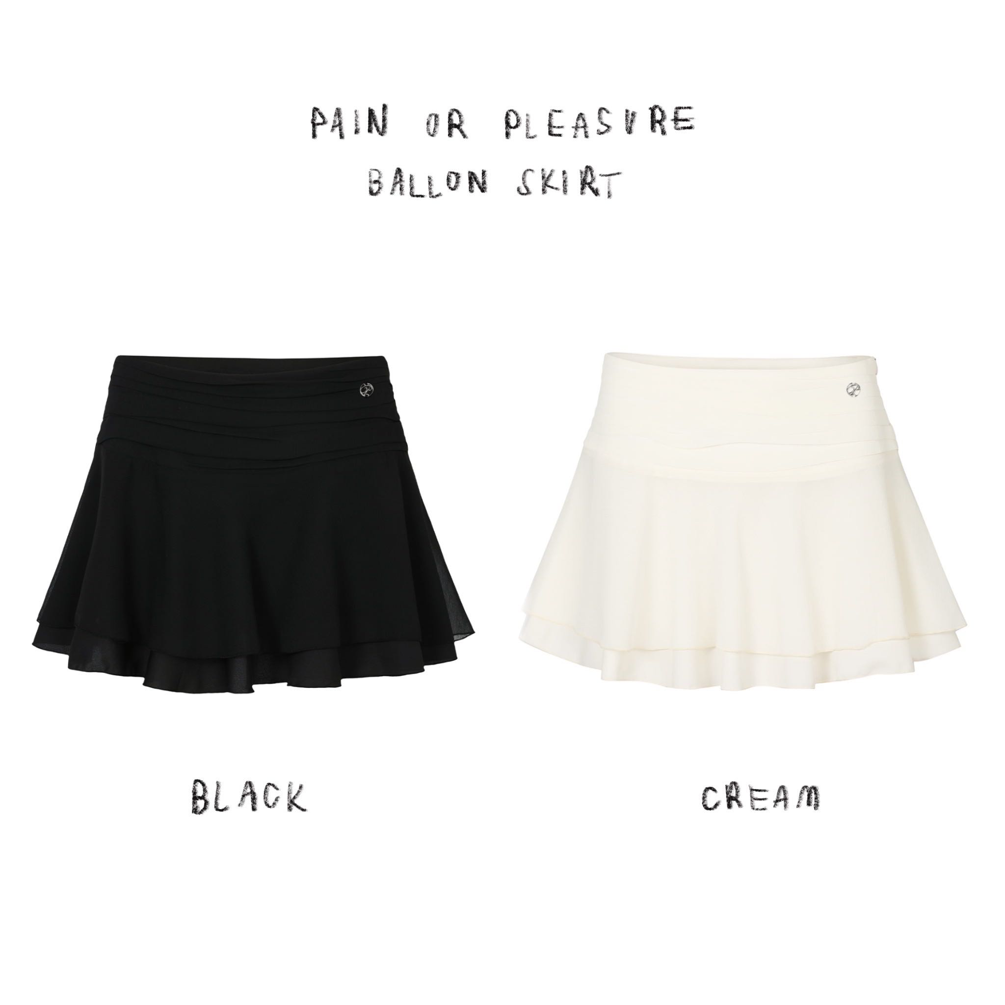 (PRE,รวมส่ง) BALLON SKIRT /PAIN OR PLEASURE