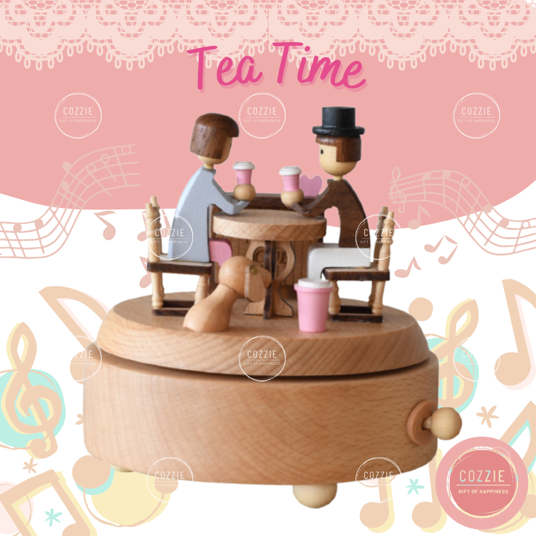 Couple in Cafe, Lover❤️Music Box Collection