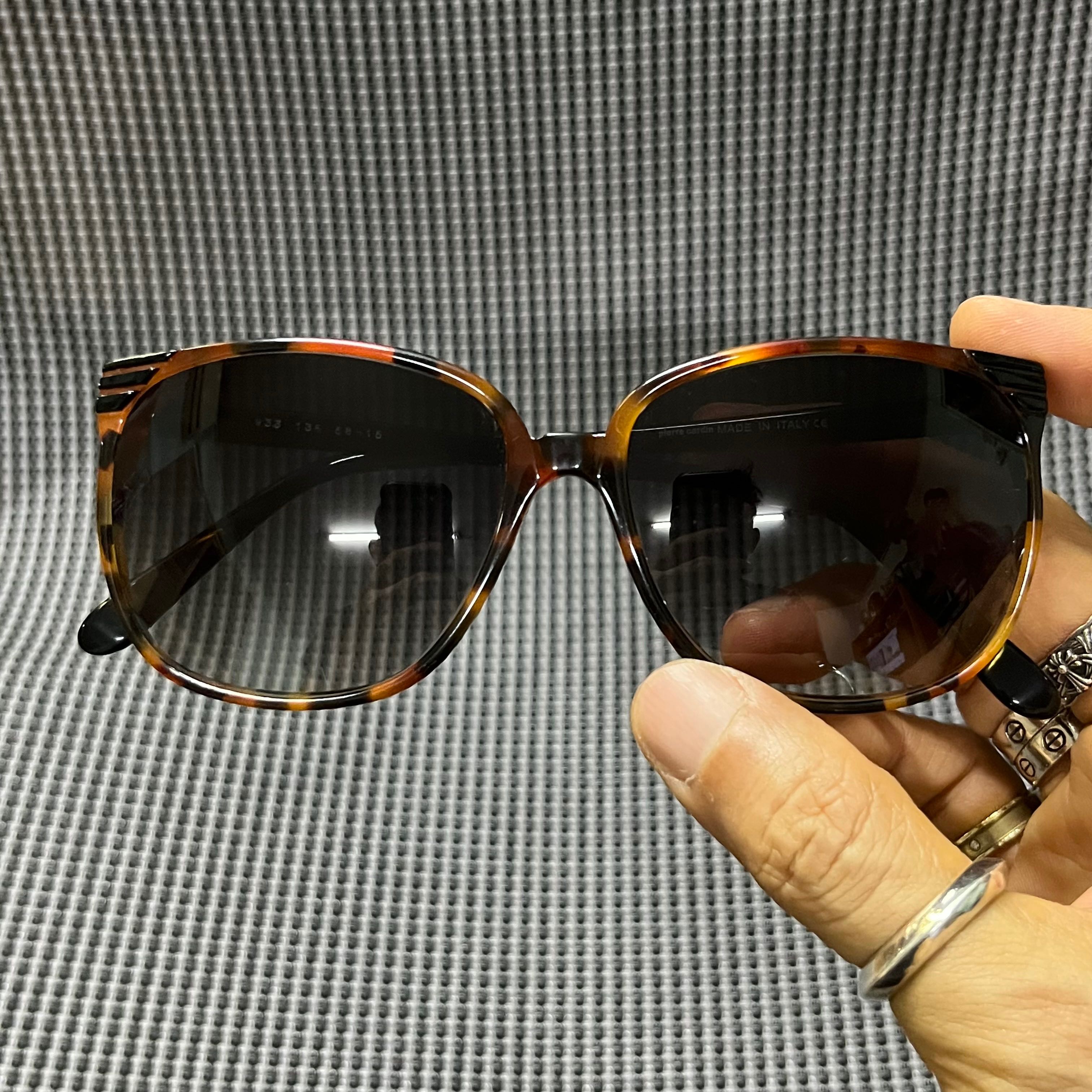 แว่นกันแดด Pierre Cardin ขนาด55มม. กรอบกว้าง130มม. 