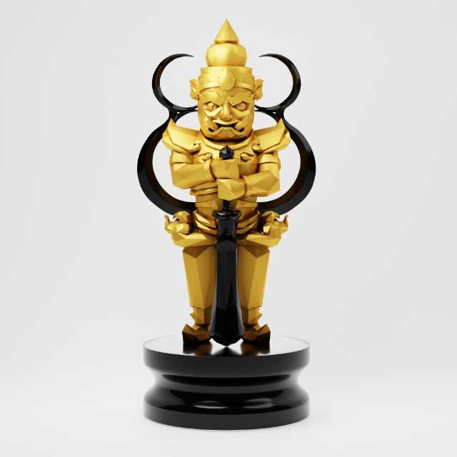 ท้าวเวสสุวรรณ VESSAVANA (สีทอง Gold Color)