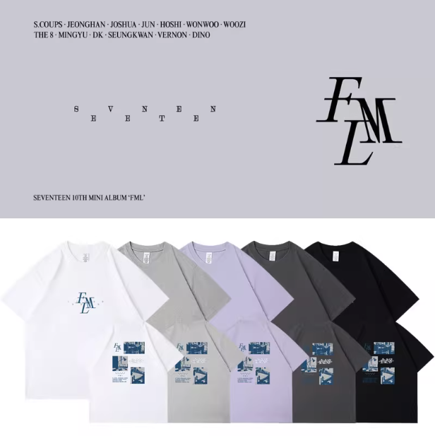 Pre-Order | เสื้อยืด SEVENTEEN : FML