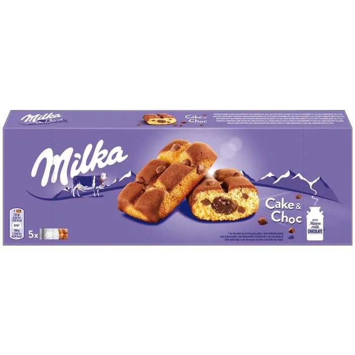 Milka Cake & Choc น้ำหนัก 175 กรัม BBf.06/12/24