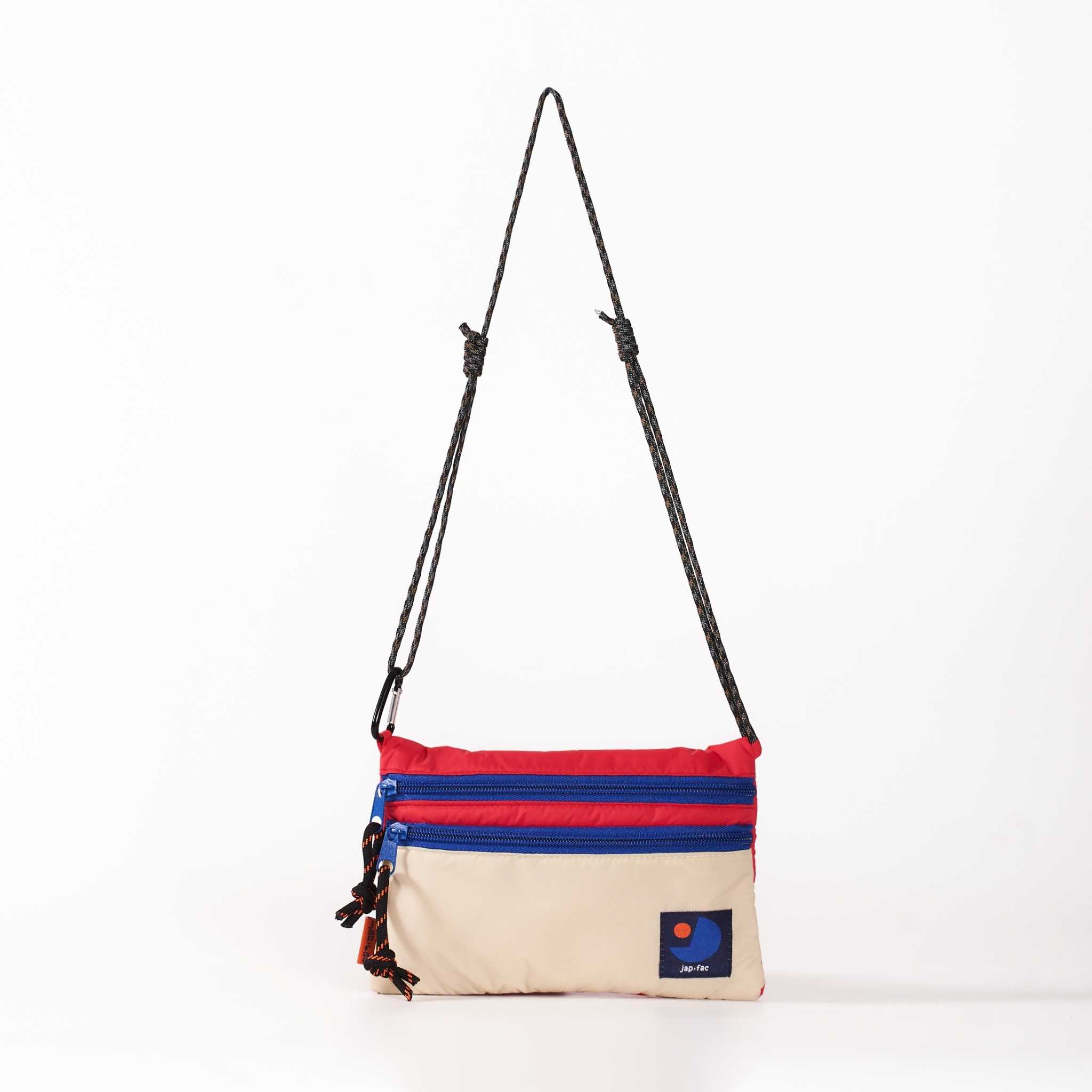  japfac Mini Candy Poke, Two tone Cream & Red