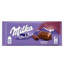 Milka Chocolte Bar Zhartherb Extra Cocoa น้ำหนัก 100 กรัม BBF.10/02/25