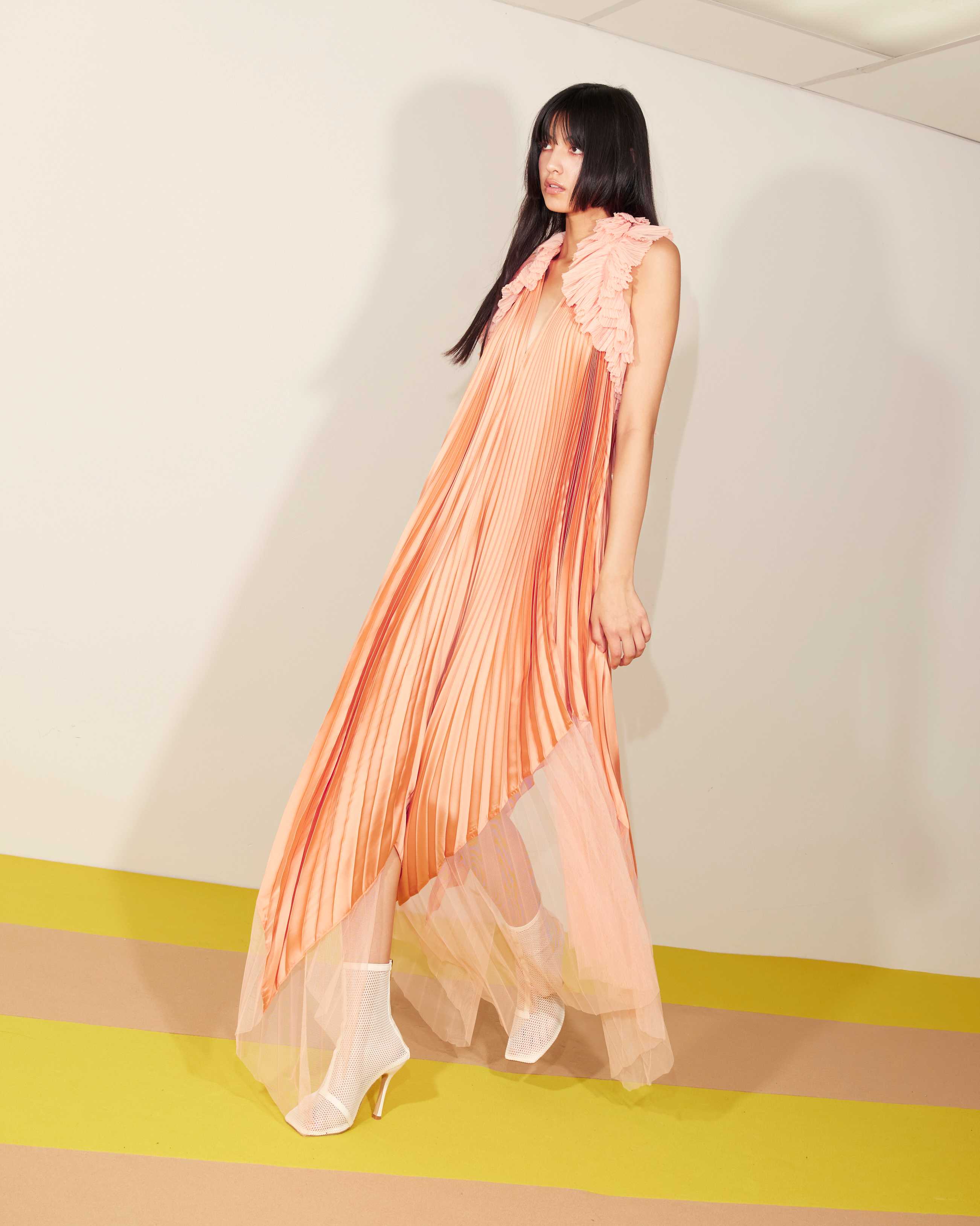 Gemma dress - Peach (Pre Order 7-10 Day)