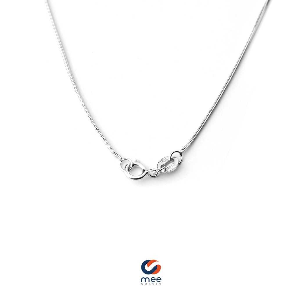 สร้อยคออิตาลีลายไดอาน่า 18k เงางาม เล่นไฟ [NL230004]