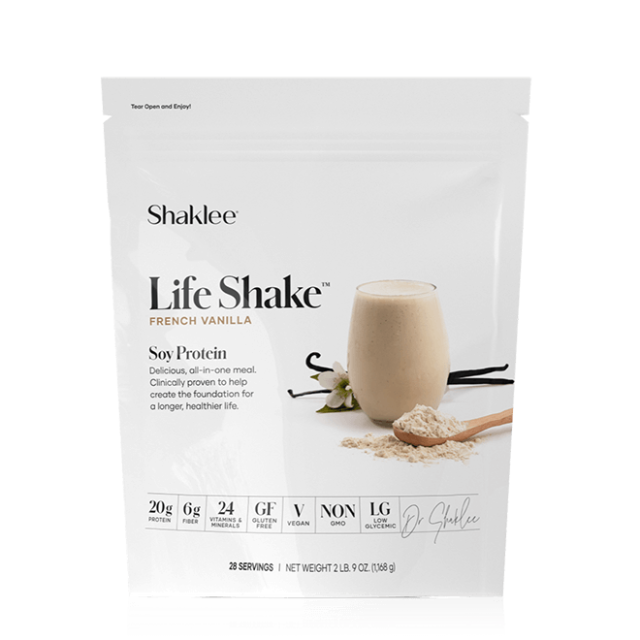 ⬜ โปรตีนสกัดจากพืช กลิ่นวานิลลา  📌(28 serve) Shaklee Life Shake Plant Protien Vanilla