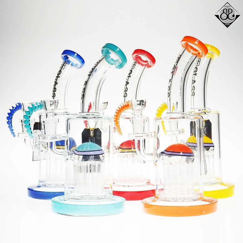 9.6Inches EG GLASS American Color 11Arms Tree Perc Rig