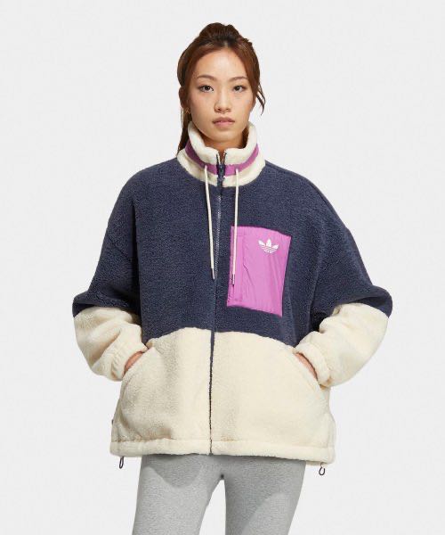 (พร้อมส่ง) Adidas short sherpa jacket