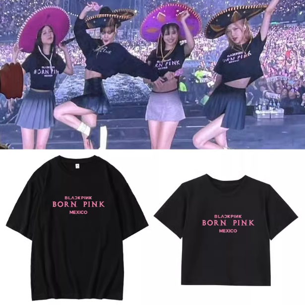 Pre-Order | เสื้อยืด BLACKPINK : คอนเสิร์ต BORN PINK World Tour : Mexico