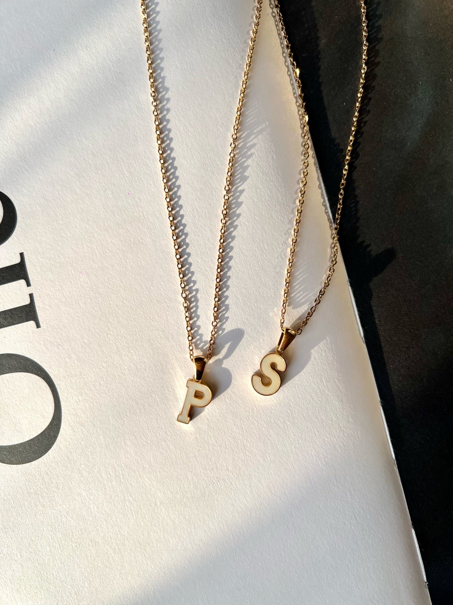 Malta alphabet necklace