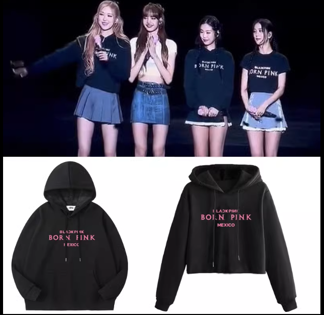Pre-Order | เสื้อกันหนาว BLACKPINK : คอนเสิร์ต BORN PINK World Tour : Mexico